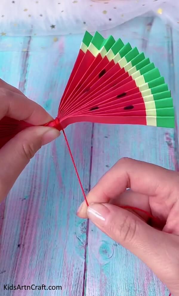 Creative Ideas To Make Watermelon Craft Ideas For Kids Using Thread