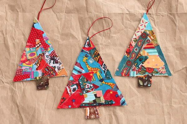 Amazing Christmas Tree Crafts Using Fabric Scraps For Home Decor