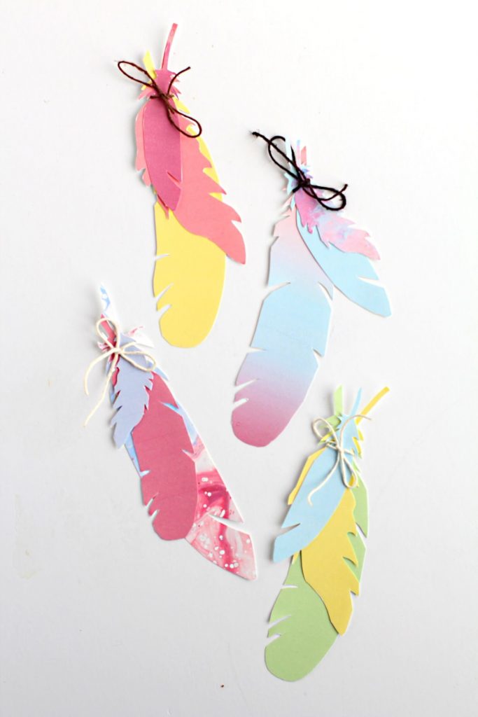 Beautiful & Simple Feather Bookmark Craft Recycled Bookmark Ideas for Kids