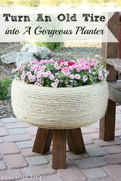 Beautiful Planter Craft Using Rope Ideas For Money Plants Or Other Plants