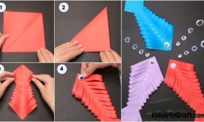 Colorful Paper Fish in Water Craft Tutorial for Kids