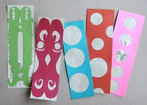 Creative Idea Of Bookmarks From Old Newspaper Recycled Bookmark Ideas for Kids