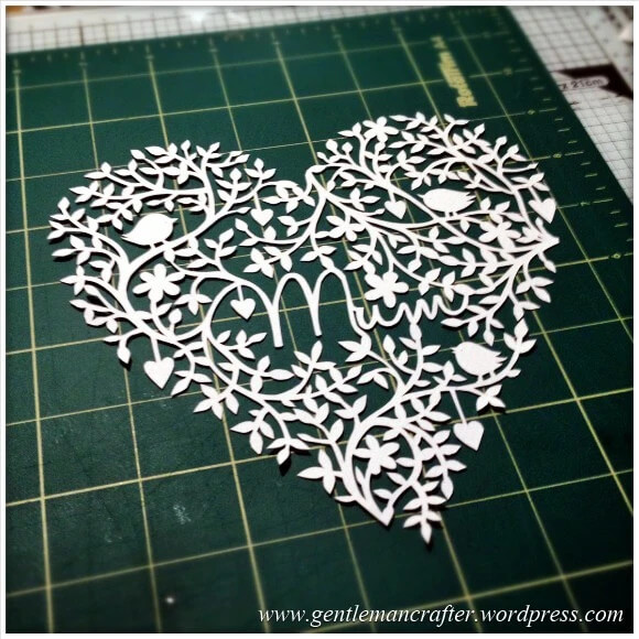Cute Paper Cutting Design Craft Project In heart Shape For Mother's Day