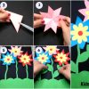 DIY Easy Paper Flower Craft For Kids