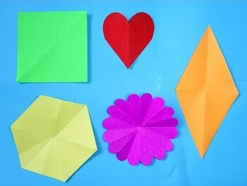 Easy Different Shapes Design Cutting Craft Using Paper