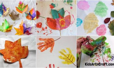 Easy Leaf Painting Art Ideas for Preschoolers