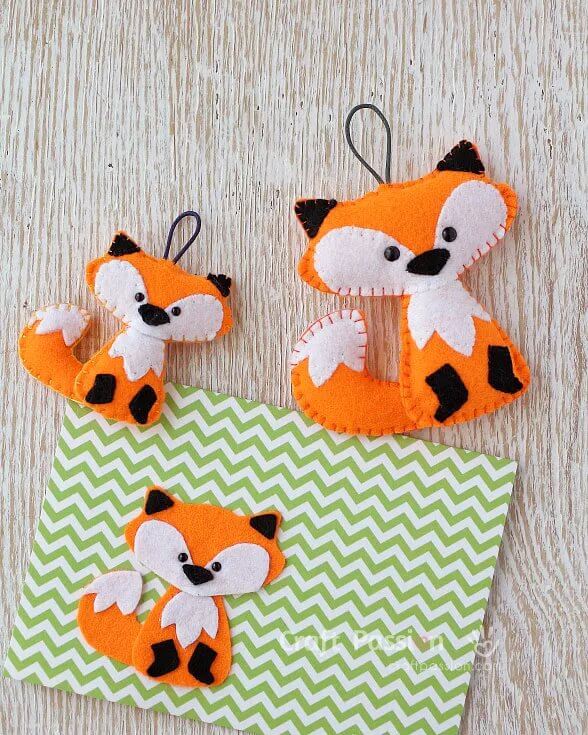 Easy To Make Fox Craft Ideas Using Fabric