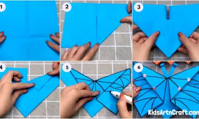 Easy To Make Paper Butterfly Craft - Step By Step Tutorial