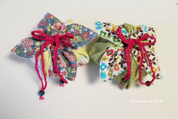 Fabric Pouch Bag Easy Tutorial For Gift Purpose