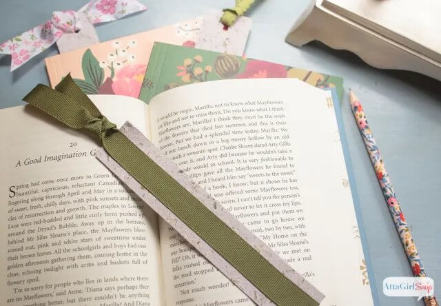 Handmade Scented Paper Bookmarks Craft At Home