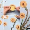How To Make Flower Craft With Corn Seeds - Step By Step Tutorial