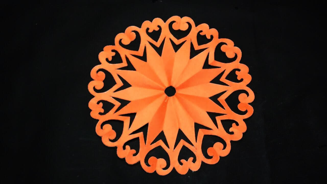 How To Make Mandala Design Using Paper Cutting Technique