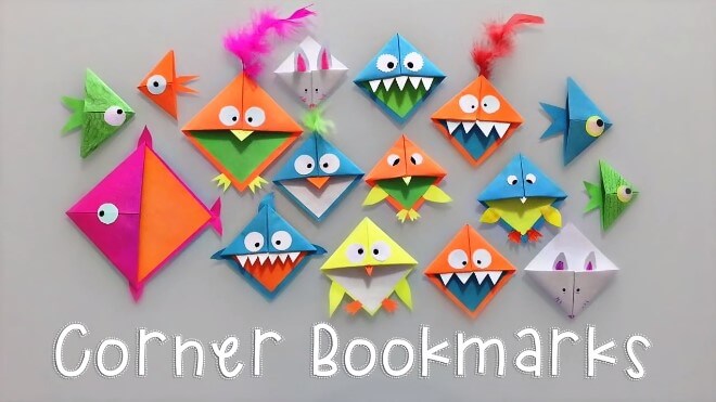 How To Make Monster Bookmark Step by Step With Construction Paper
