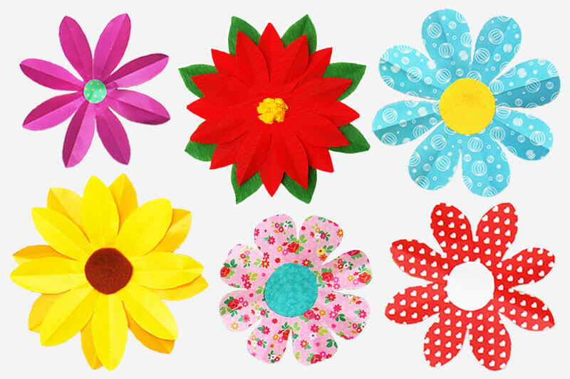 How To Make Paper Folding Flower Cutting Design For Kids