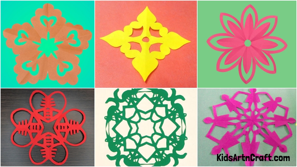 Easy to Make Paper Cutting Designs for Kids
