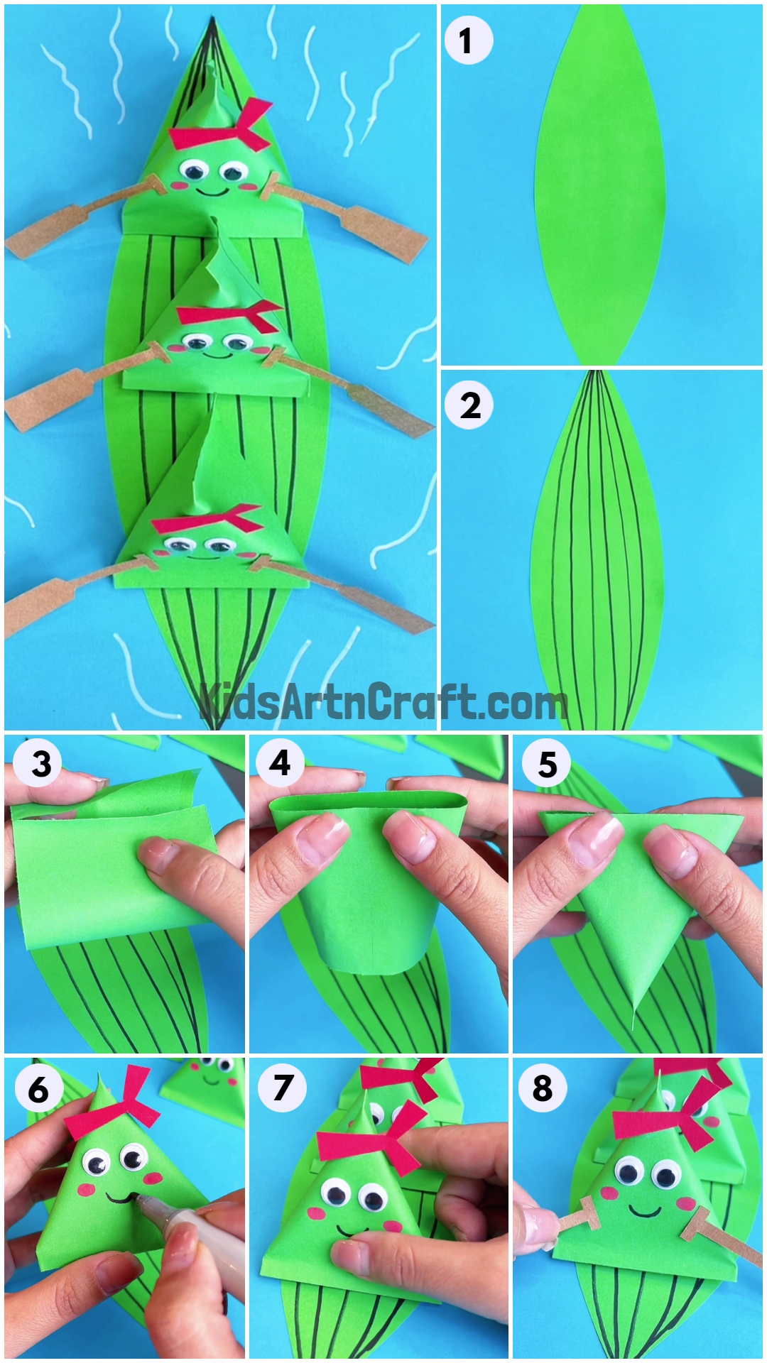 Paper Dumpling Craft Tutorial For Dragon Boat Festival - Guide to Making Paper Dumplings