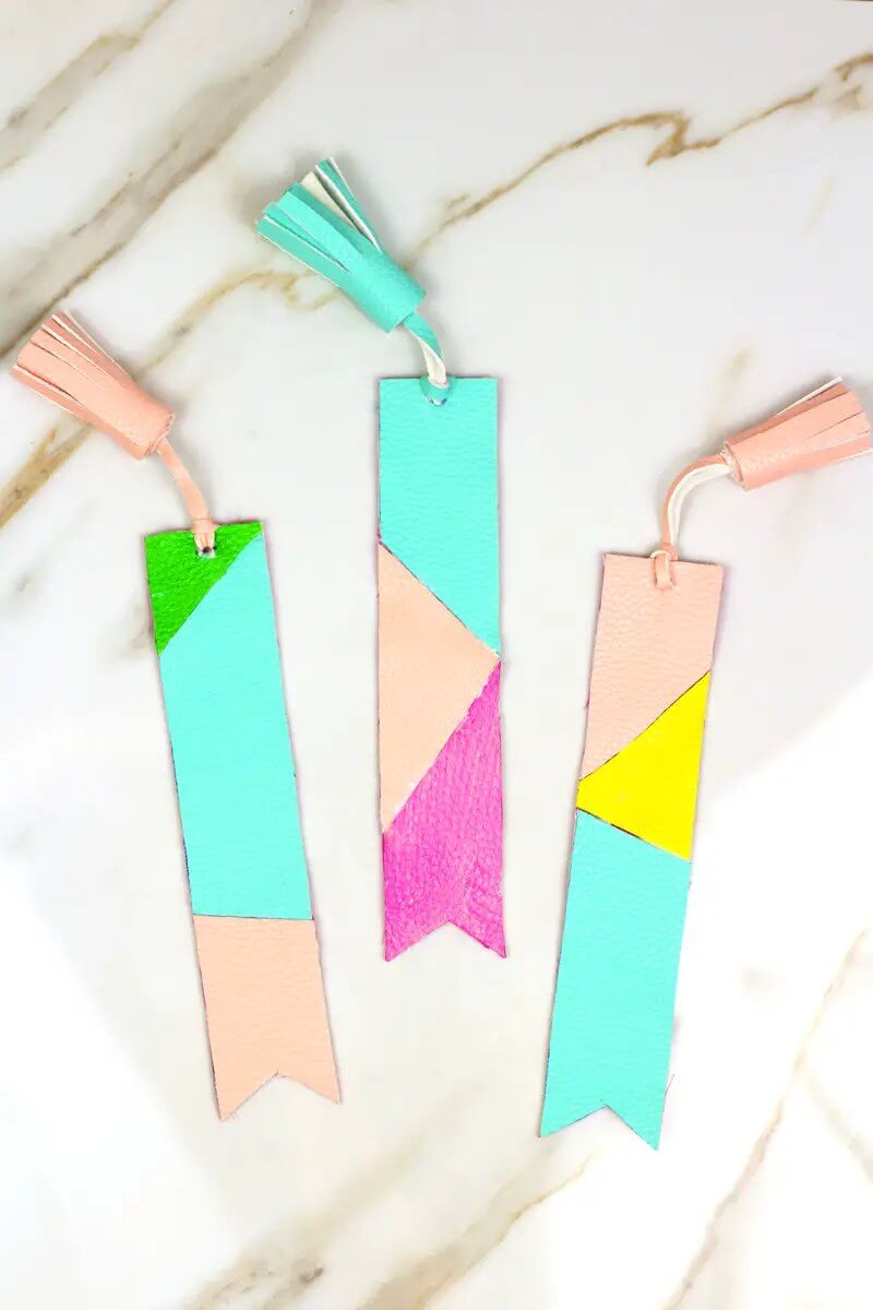 Quick & Simple Leather Tassel Bookmark Craft For Kid's Book