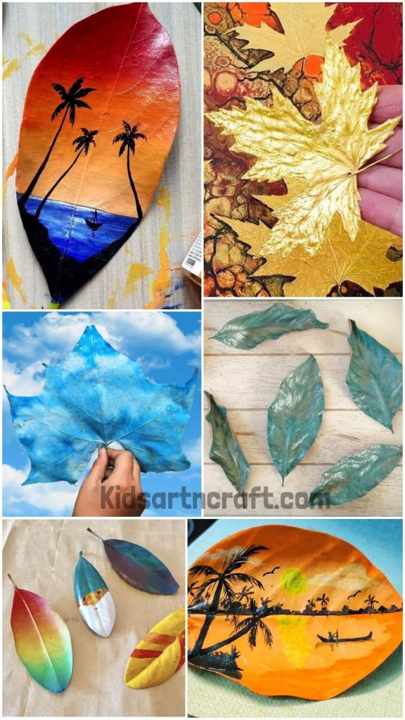  Realistic Leaf Painting Art Ideas