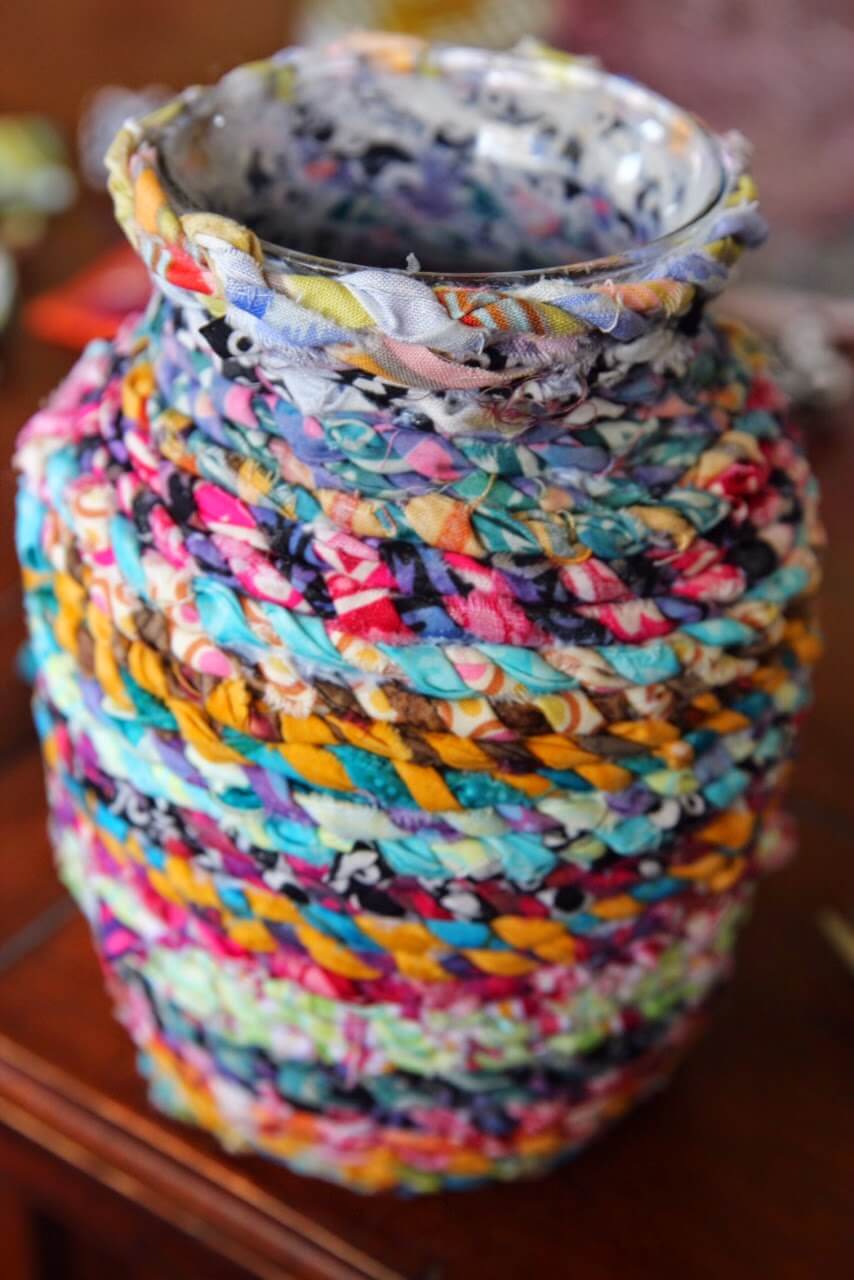 Recycled Fabric Rope Sew Craft Ideas