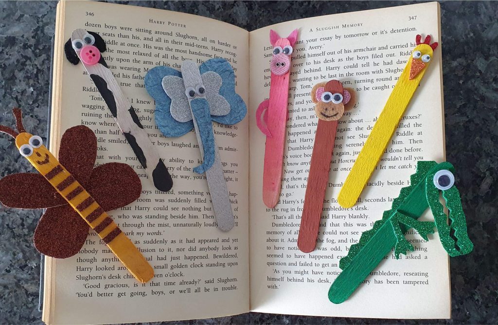 Simple & Easy Animal Bookmark Using Upcycled Popsicle Stick