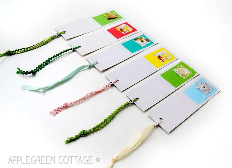 Simple Bookmarks Craft Tutorial Using Crafting Paper