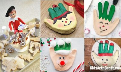 Simple Elf Salt Dough Ornaments Ideas For Kids