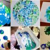 Stamping Art Ideas for Earth Day