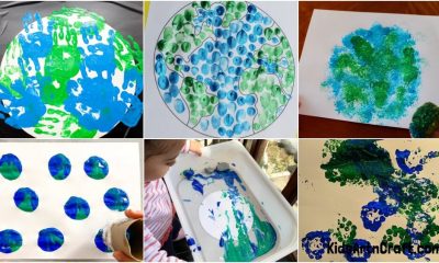 Stamping Art Ideas for Earth Day