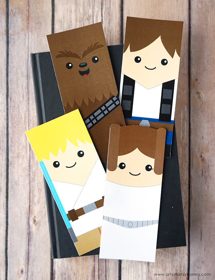 Star Wars Bookmarks Craft For Kindergartners