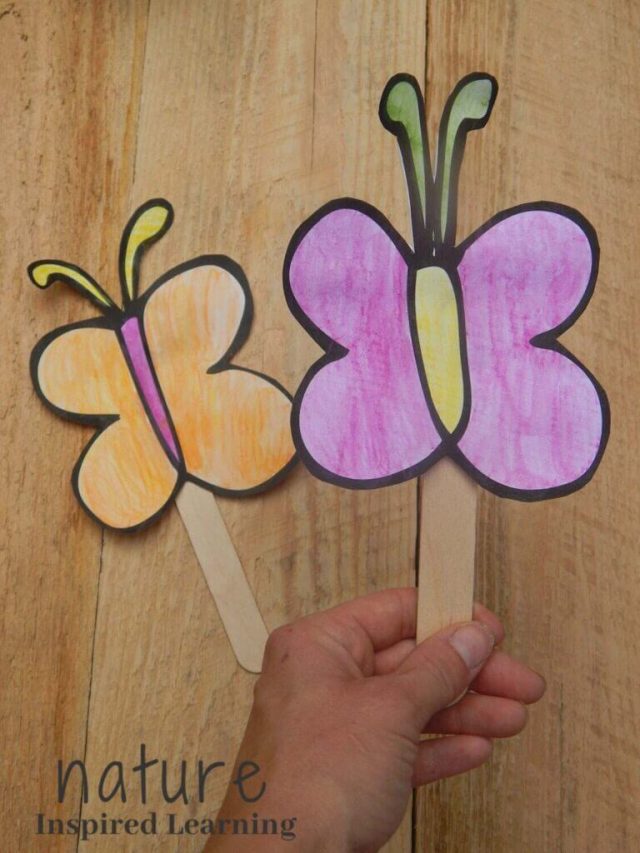 Butterfly Popsicle Stick Crafts For Kids Kids Art & Craft