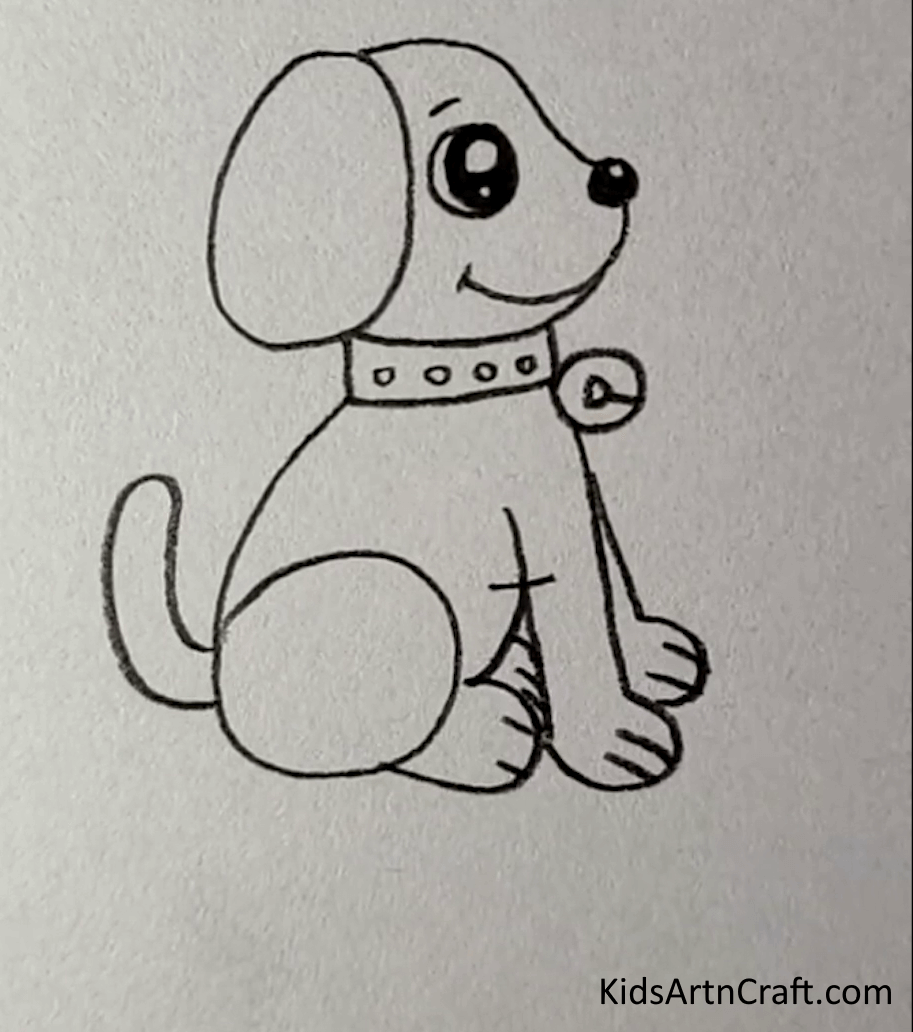 Cute Dog Drawing Idea - Ideas for Kids to Create Animal Drawings with Pencils