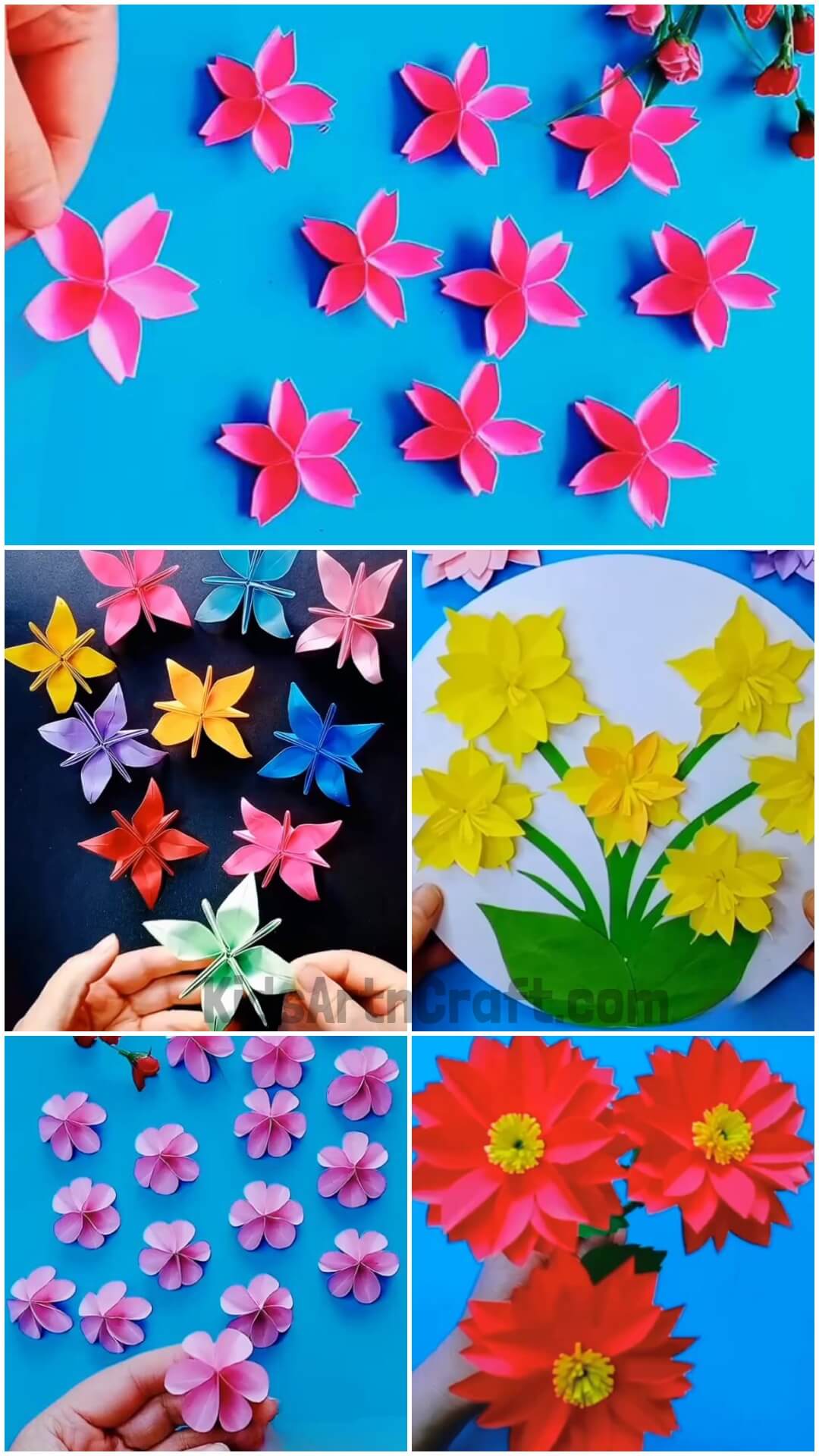 Creative Paper Flower Craft Ideas to Make in Easy Steps