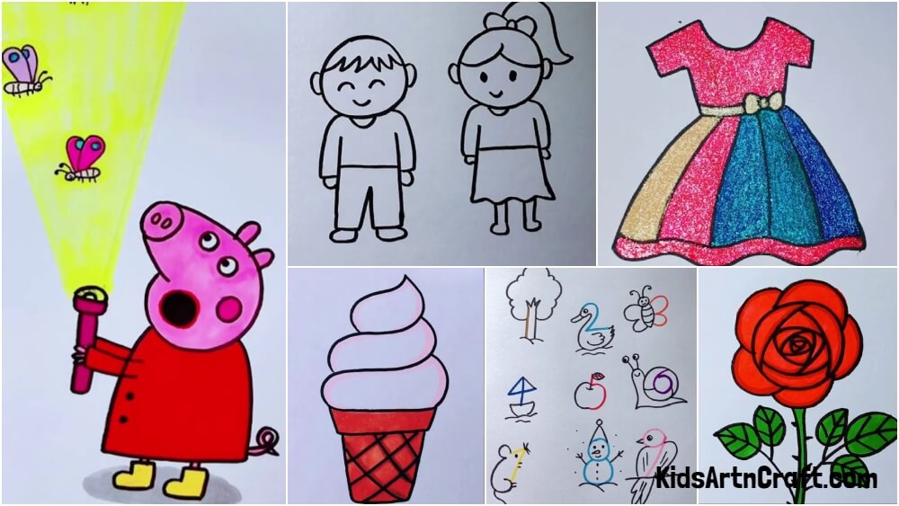 Simple drawings for 6 year Olds