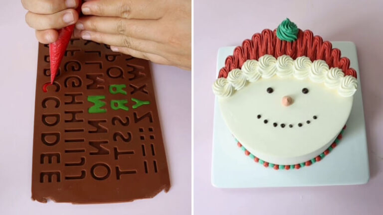 10 Easy DIY Christmas Cake Decorations for Festive Fun