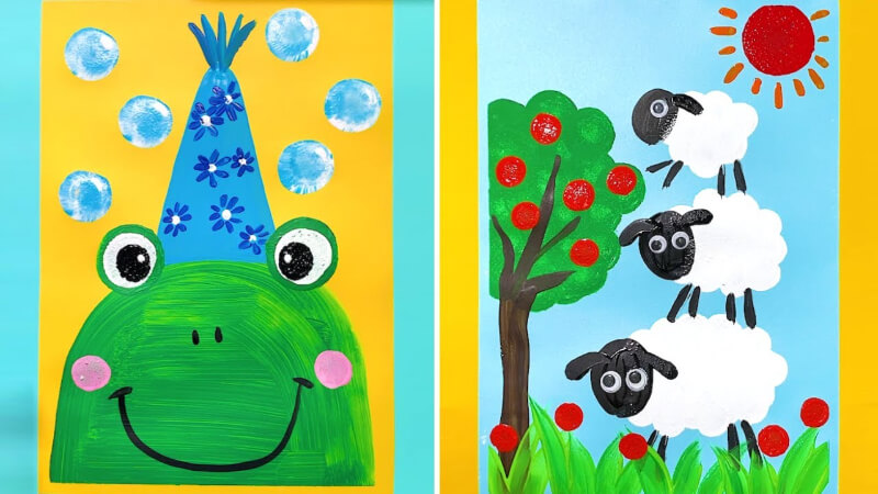 Beautiful DIY Painting Art Projects Video Tutorial for Kids
