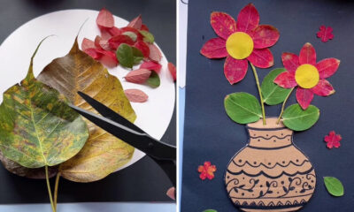 Best Leaf Art and Craft Video Tutorial for All