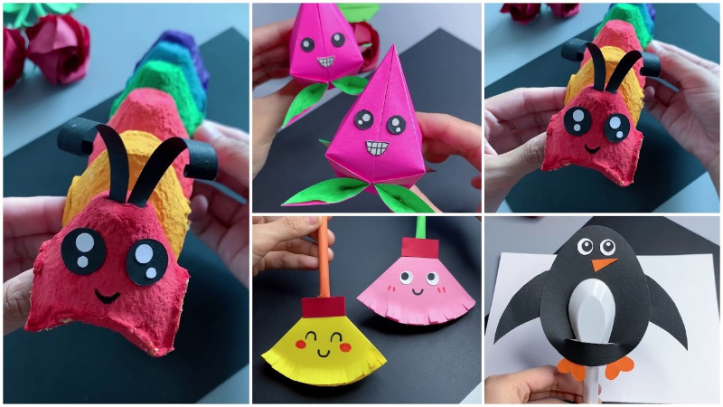 Cute Animal Paper Craft Video Tutorial for All