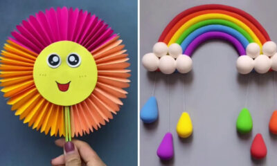 DIY Crafts Using Clay and Origami Video Tutorial for Kids