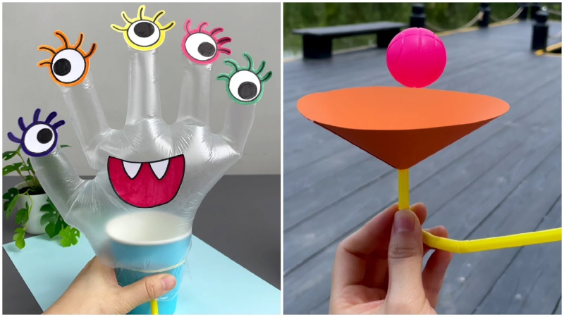 DIY Fun Paper Toys Craft Activities Video Tutorial for Kids