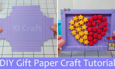 DIY Paper Frame Craft Video Tutorial for Kids