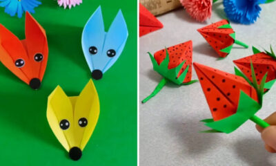 Easy DIY Cute Paper Crafts Video Tutorial for Kids