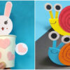 Easy Make Paper Animal Craft Video Tutorial For Kids