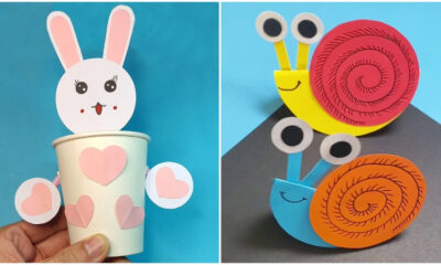Easy Make Paper Animal Craft Video Tutorial For Kids