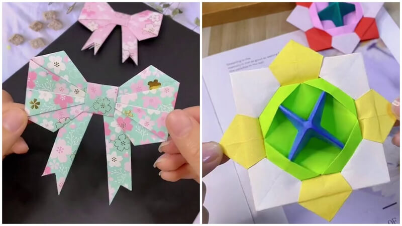 Easy Origami Paper Craft Video Tutorial