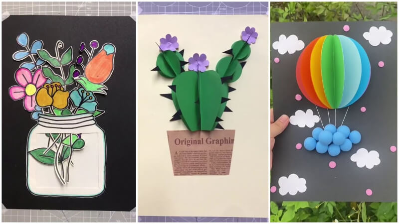 Easy Paper Craft Activities At Home Video Tutorial for All