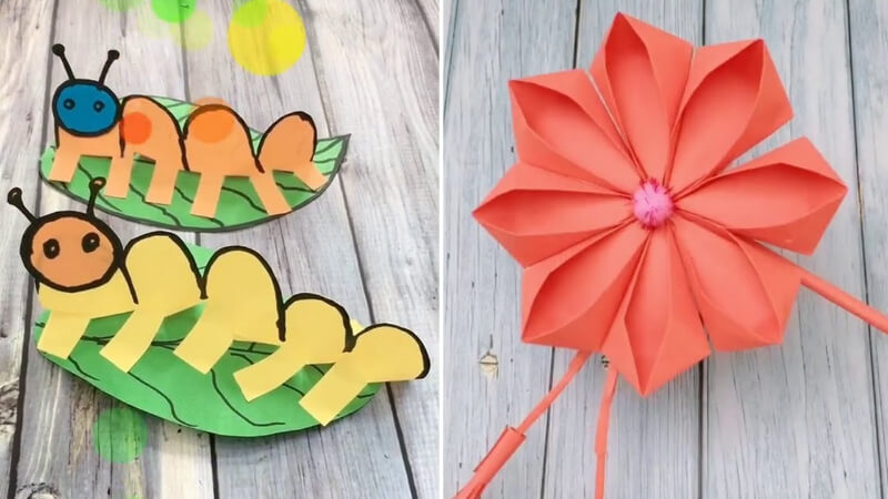 Easy Paper Craft Ideas and Fun Activities Video Tutorial for Kids