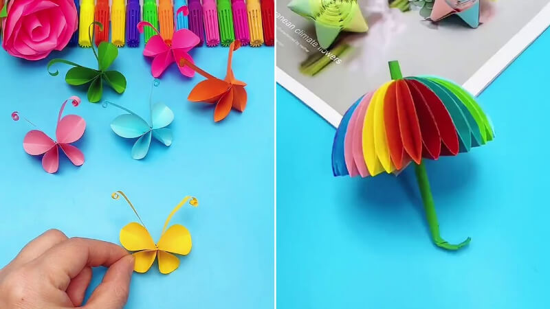 Easy Paper Craft Ideas Video Tutorial for Kids