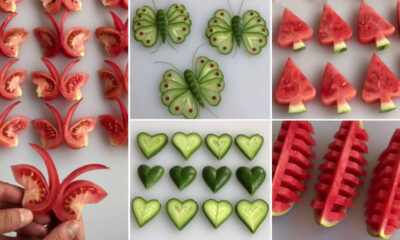 Easy To Learn Vegetable Carving Ideas Video Tutorial For All