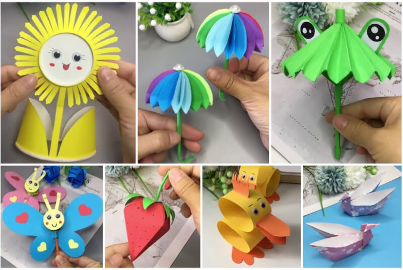 Gorgeous Paper Crafts Video Tutorials for Kids