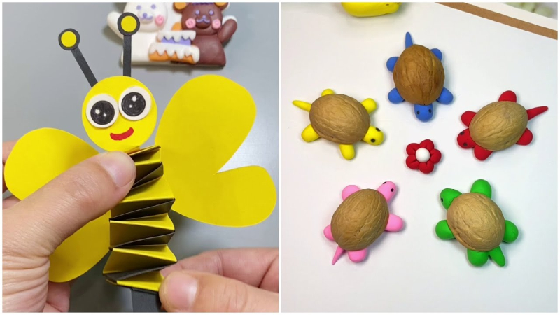 Simple Craft Activities For Kids To Make At Home Video Tutorial